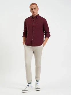 Northstar Uniform Flannel Shirt - Merlot Long-Sleeve Shirts