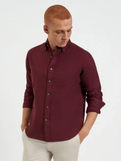 Northstar Uniform Flannel Shirt - Merlot Long-Sleeve Shirts