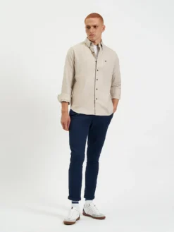 Northstar Uniform Flannel Shirt - Oatmeal Long-Sleeve Shirts