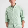 Northstar Spring | Summer 2022 St. Ives Resort Oxford Organic Shirt - Pistachio
