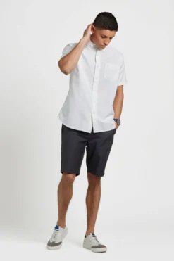 Northstar Short-Sleeve Shirts Short Sleeve Brighton Oxford Organic Shirt - White