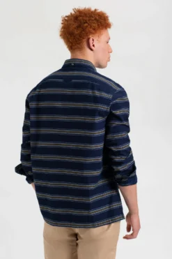 Northstar Dalston Blues Long Sleeve Indigo Stripe Beach Shirt 9 Northstar Dalston Blues Long Sleeve Indigo Stripe Beach Shirt
