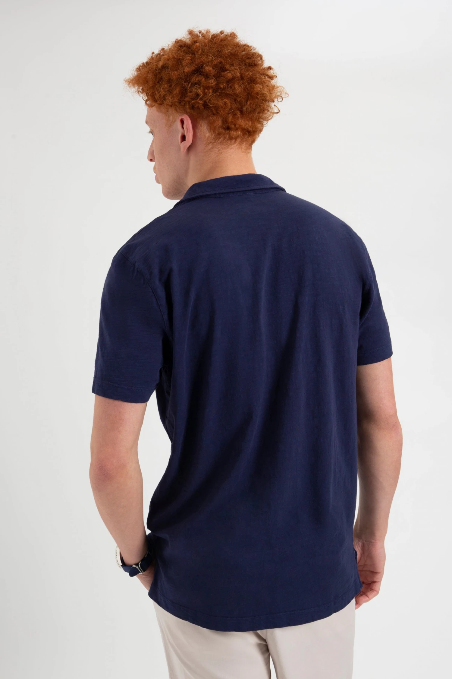 Northstar Garment Dye Beatnik Polo - Indigo Spring | Summer 2022 5 Northstar Garment Dye Beatnik Polo - Indigo Spring | Summer 2022