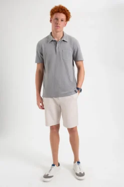 Northstar Spring | Summer 2022 Garment Dye Beatnik Polo - Zinc