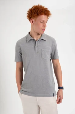 Northstar Spring | Summer 2022 Garment Dye Beatnik Polo - Zinc