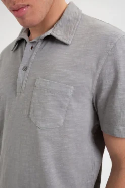 Northstar Spring | Summer 2022 Garment Dye Beatnik Polo - Zinc 9 Northstar Spring | Summer 2022 Garment Dye Beatnik Polo - Zinc