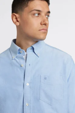 Northstar Brighton Oxford Organic Shirt - Pale Blue Long-Sleeve Shirts