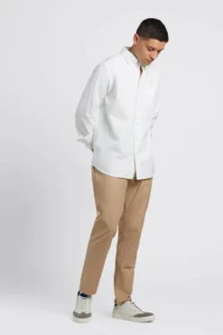 Northstar Brighton Oxford Organic Shirt - White Long-Sleeve Shirts
