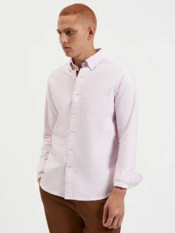 Northstar Long-Sleeve Shirts Brighton Oxford Organic Shirt - Dusty Pink