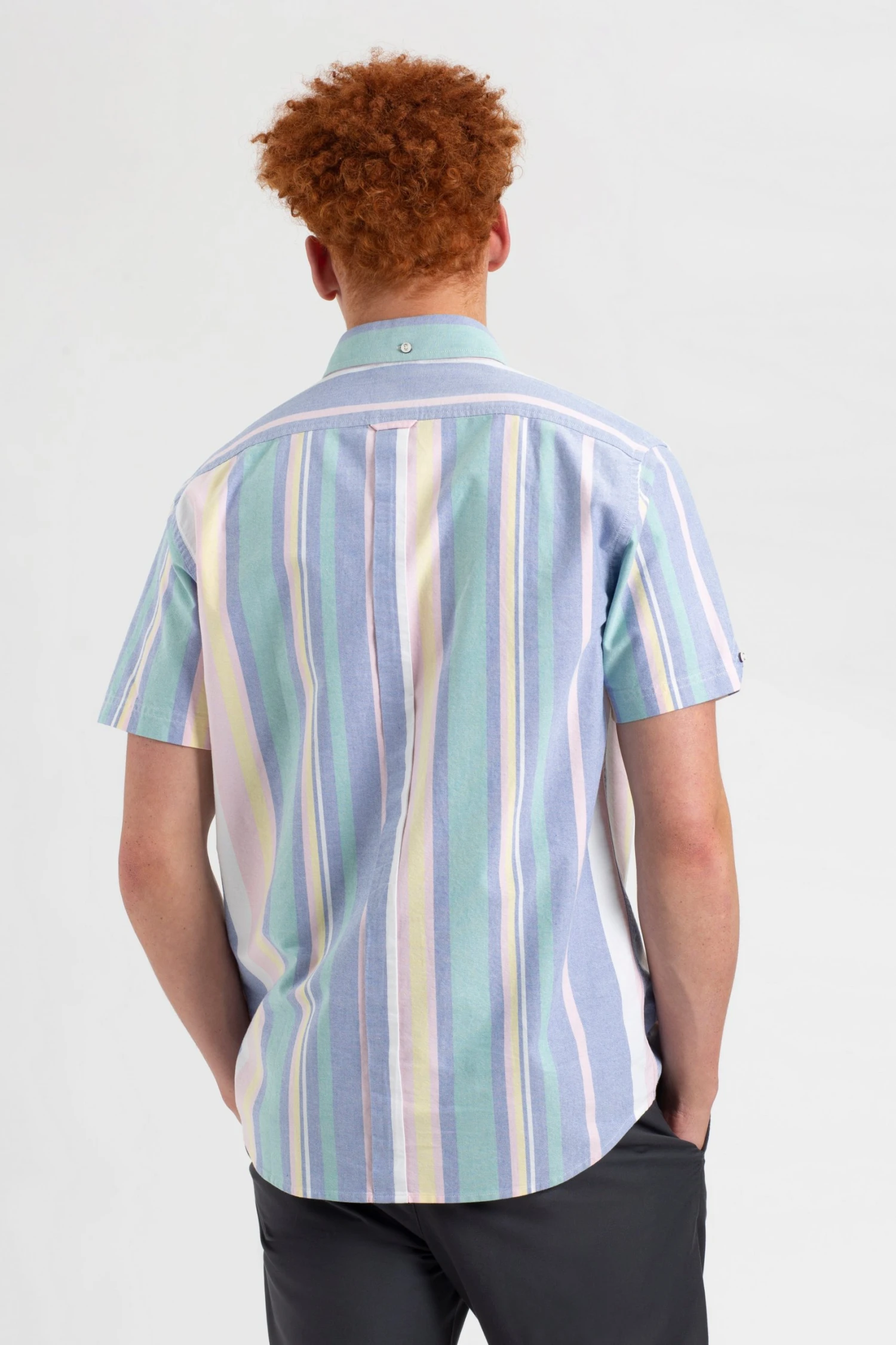 Northstar Short Sleeve Brighton Oxford Organic Stripe Shirt Short-Sleeve Shirts 4 Northstar Short Sleeve Brighton Oxford Organic Stripe Shirt Short-Sleeve Shirts