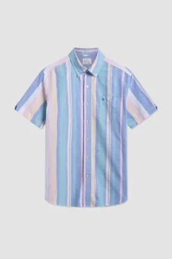 Northstar Short Sleeve Brighton Oxford Organic Stripe Shirt Short-Sleeve Shirts 11 Northstar Short Sleeve Brighton Oxford Organic Stripe Shirt Short-Sleeve Shirts