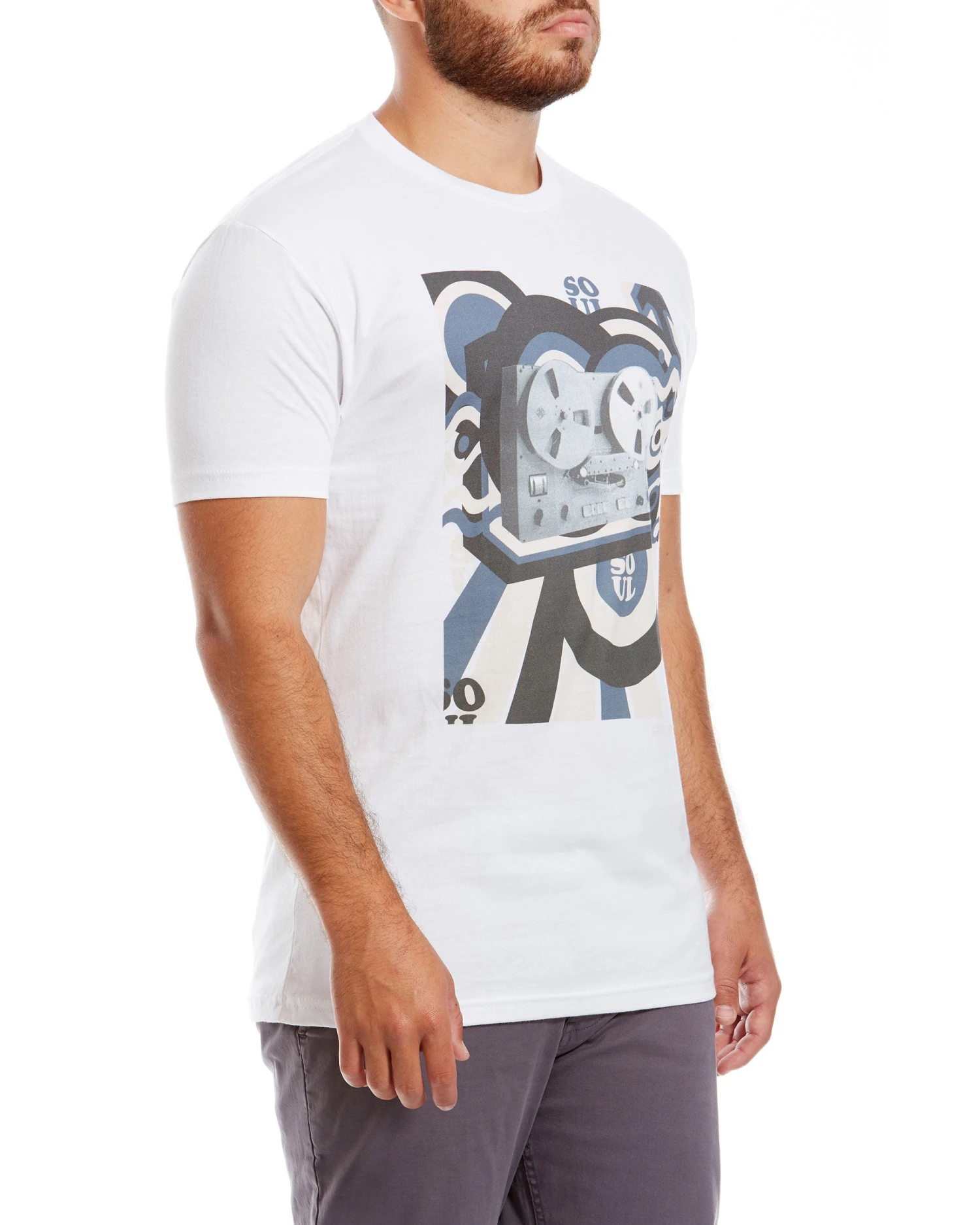 Zuma Retro Soul Graphic Tee - White Loungewear 4 Zuma Retro Soul Graphic Tee - White Loungewear