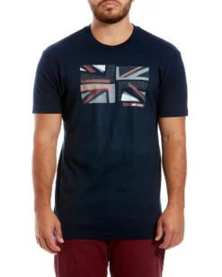 Zuma Loungewear Union Collage Graphic Tee - Midnight Navy
