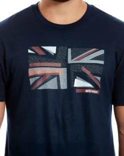 Zuma Loungewear Union Collage Graphic Tee - Midnight Navy