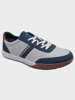 GMI Racer Old School Mod Stripe Jogger Sneaker - Navy