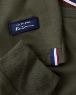 One Step Up Loungewear Men's Long-Sleeve Lounge Tee - Green