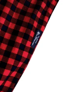 One Step Up Men's Microfleece PJ Pants - Red/Navy Loungewear