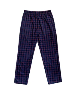 One Step Up Loungewear Men's Microfleece PJ Pants - Black/Red