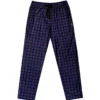 One Step Up Loungewear Men's Microfleece PJ Pants - Black/Red