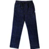 One Step Up Men's Microfleece PJ Pants - Black/Blue Loungewear