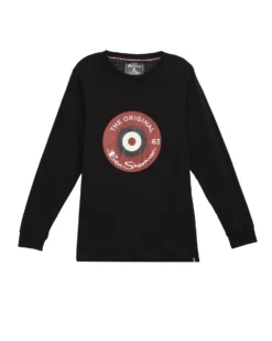 One Step Up Loungewear Men's Long-Sleeve Tee & Jogger Lounge Set - Black