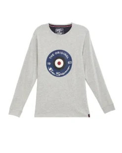 One Step Up Men's Long-Sleeve Tee & Jogger Lounge Set - Heather Grey Loungewear