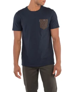 Zuma All Over Print Pocket Tee - Navy
