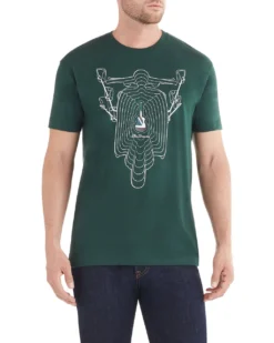 Zuma Inner Echo Graphic T-Shirt - Forest Green