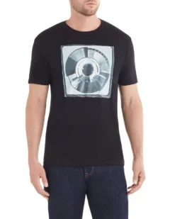 Zuma Loungewear Music Segments Graphic T-Shirt - Black