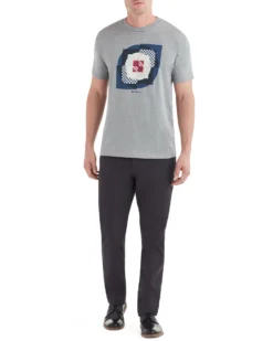 Zuma Square Target Graphic Tee - Heather Grey