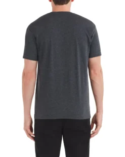 Zuma Loungewear Union Jack Slice Graphic Tee - Charcoal Heather