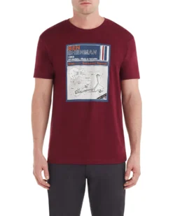 Zuma Manual Graphic Tee - Burgundy