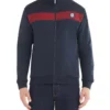Zuma Blocked-Chest Track Jacket - Midnight