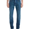 Zuma Men's Straight Leg Jeans, 30 Inseam - Distress Wash Denim