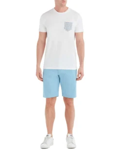 Zuma Brushed Stretch Cotton Short - Dusk Blue