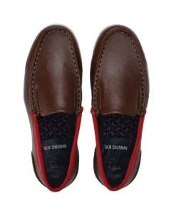 GMI Kids Shop Boys' Casual Slip-On Loafer - Brown