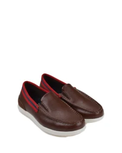GMI Kids Shop Boys' Casual Slip-On Loafer - Brown