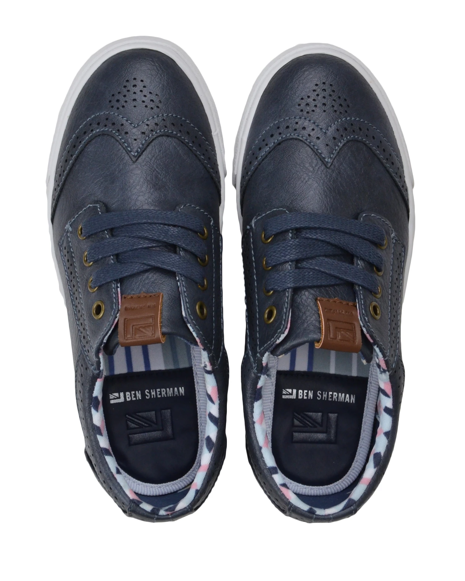 GMI Boys' Jayme Wingtip Lace-Up Sneaker - Navy Kids Shop 7 GMI Boys' Jayme Wingtip Lace-Up Sneaker - Navy Kids Shop