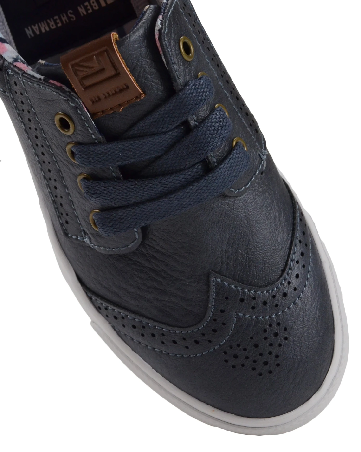 GMI Boys' Jayme Wingtip Lace-Up Sneaker - Navy Kids Shop 6 GMI Boys' Jayme Wingtip Lace-Up Sneaker - Navy Kids Shop