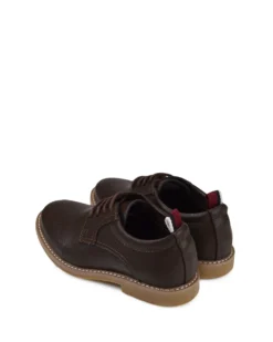 GMI Boys' Brent Plain-Toe Oxford Shoe - Dark Brown Kids Shop