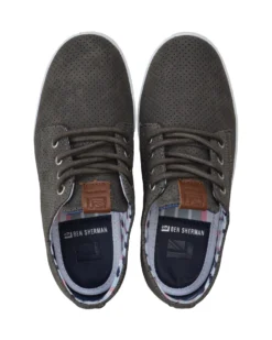 GMI Boys' Payton Perforated Sneaker - Grey