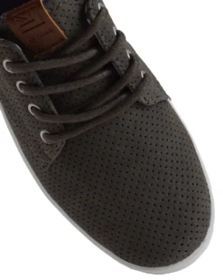 GMI Boys' Payton Perforated Sneaker - Grey