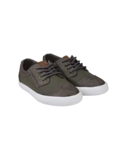 GMI Boys' Jayme Wingtip Lace-Up Sneaker - Grey Kids Shop