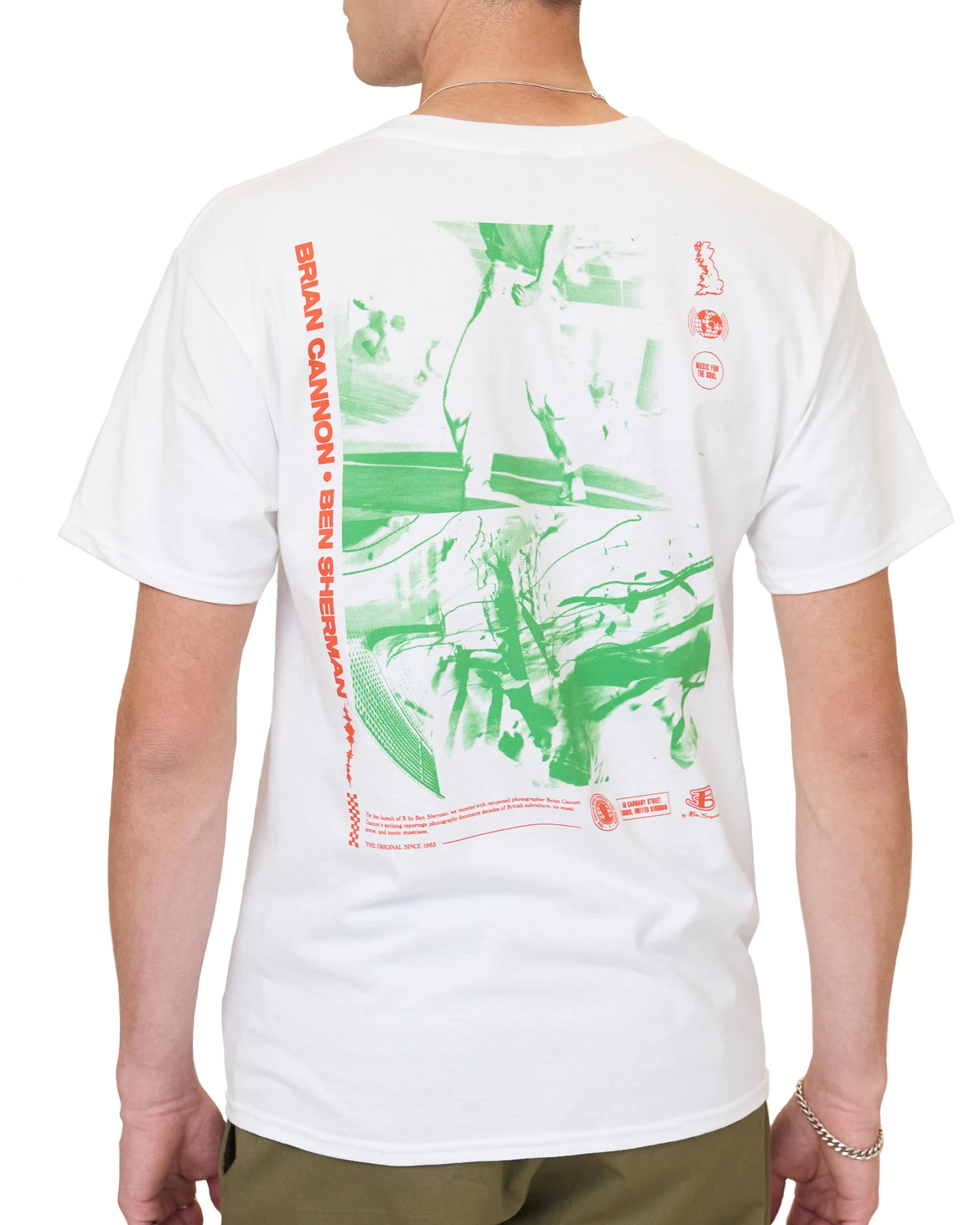 Marquee Ben Sherman X Brian Cannon AW20 Graphic T-Shirt - White T-Shirts 3 Marquee Ben Sherman X Brian Cannon AW20 Graphic T-Shirt - White T-Shirts