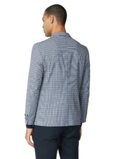 Marcraft Crown Check Sportcoat Jacket - Navy