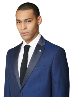 Marcraft Cedar Two-Piece Slim-Fit Tuxedo - Navy
