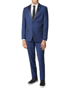 Marcraft Cedar Two-Piece Slim-Fit Tuxedo - Navy