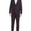 Marcraft Cedar Two-Piece Slim-Fit Tuxedo - Burgundy