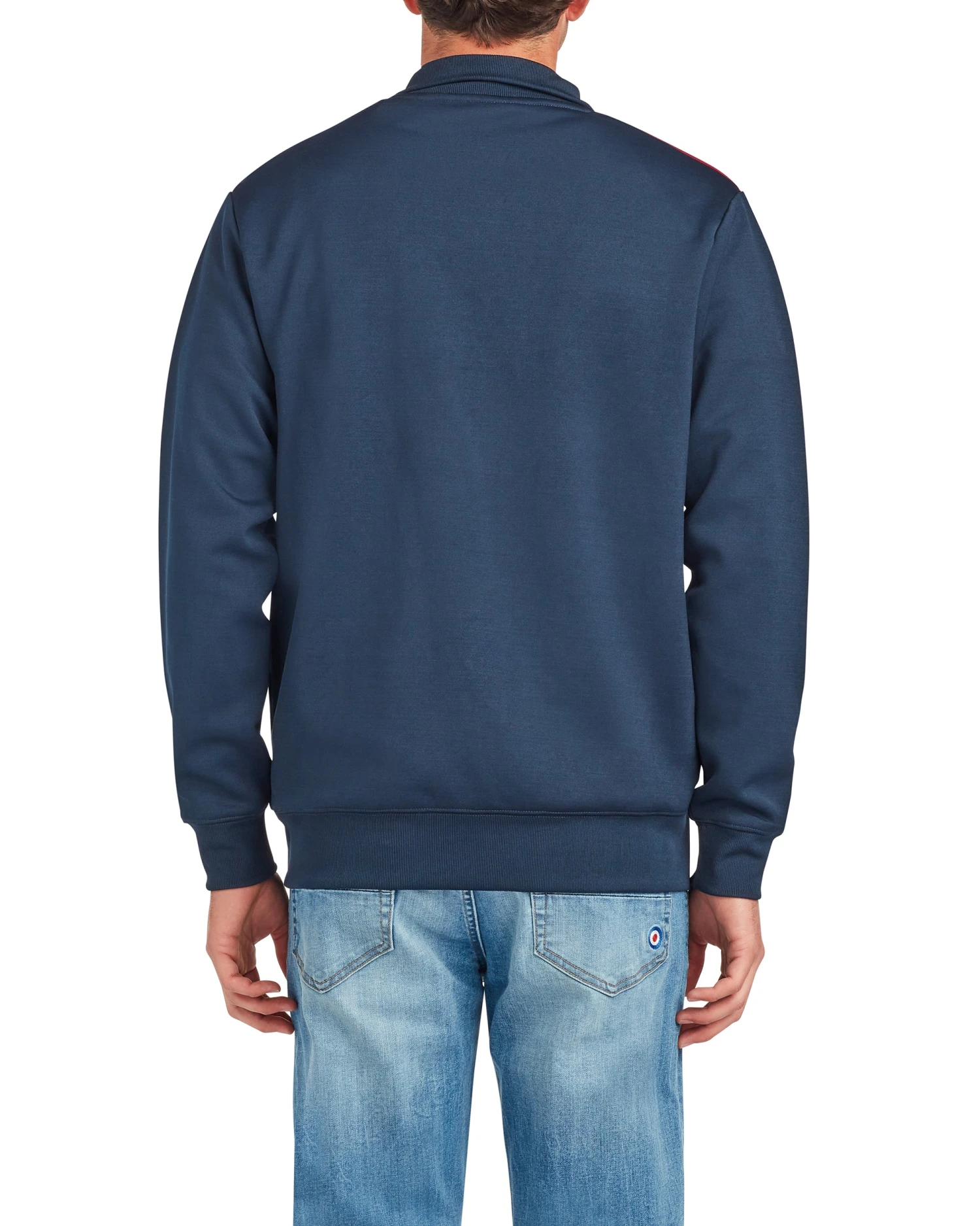 Oved Color Block Tricot Jacket - Navy 4 Oved Color Block Tricot Jacket - Navy