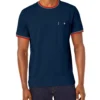 Oved Supima Cotton Pocket Crew T-Shirt - Navy